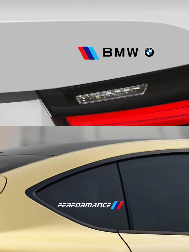 4 шт. наклейки на дверь автомобиля M Performance Logo для BMW E90 F20 F30 F31 F10 G20 F36 X3 X5 X6 M4 X1 X2 X7