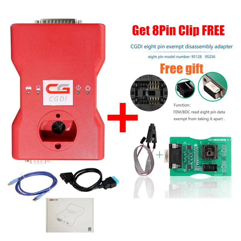 

Новый оригинальный CGDI Prog для BMW MSV80 FEM/EDC, функция питания 3 в 1, автоматический программатор ключей + диагностический инструмент + безопасность IMMO