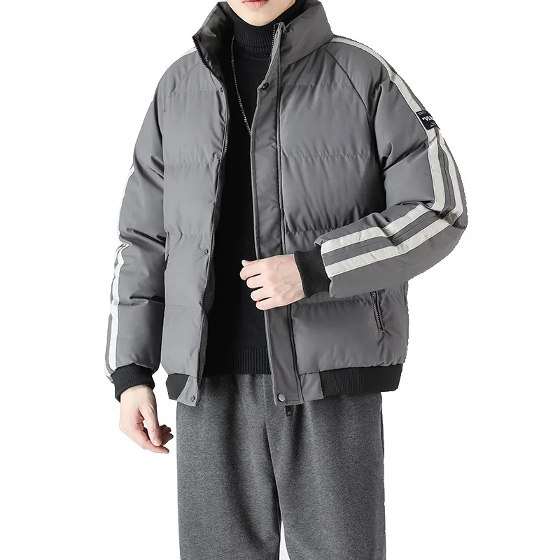 Winter Man Padded Coat Fachion Thicken Warm Cotton-padded Jacket Cotton Suit Outerwear Relaxation Wadded jackets Tops