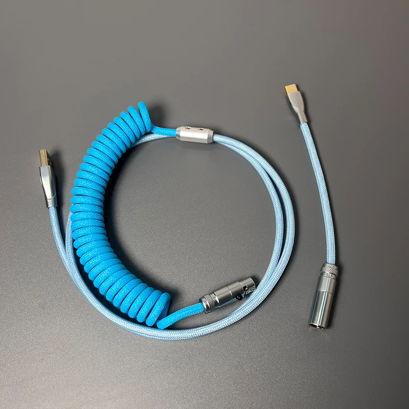 

Изготовленный вручную индивидуальный кабель для клавиатуры авиационный Штекер кабель передачи данных Type-C мини микро-USB разъем для игровой клавиатуры