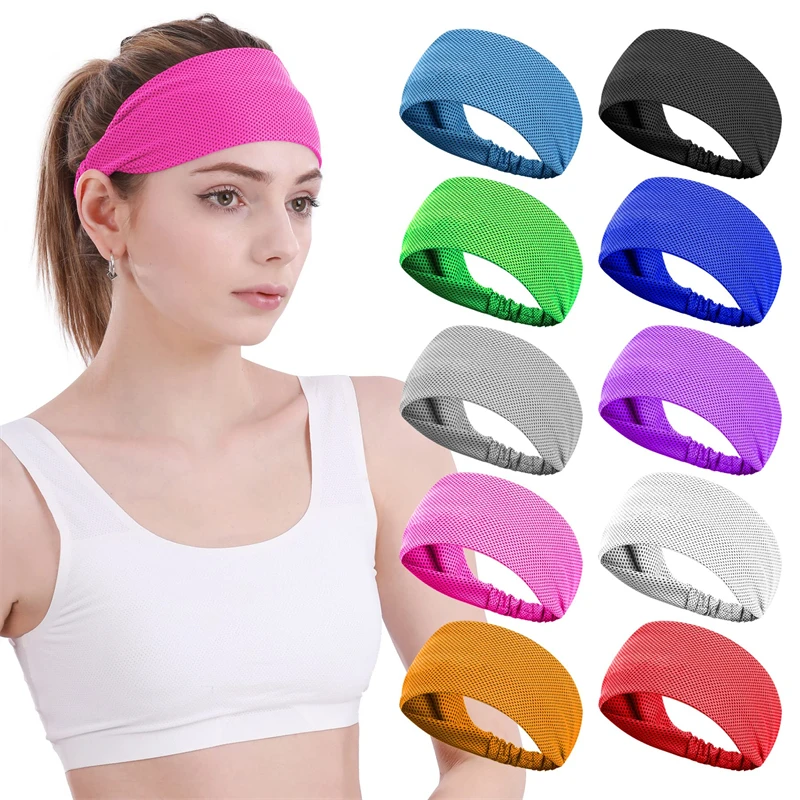

1 Pcs Sports Headband Elastic Breathable Sports Headband Absorbent Instant Drying Headband Sports Elastic Headband