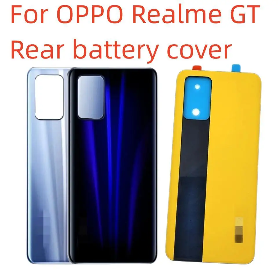

Новое заднее стекло для OPPO Realme GT 5G RMX2202 задняя крышка батарейного отсека задняя крышка ремонт