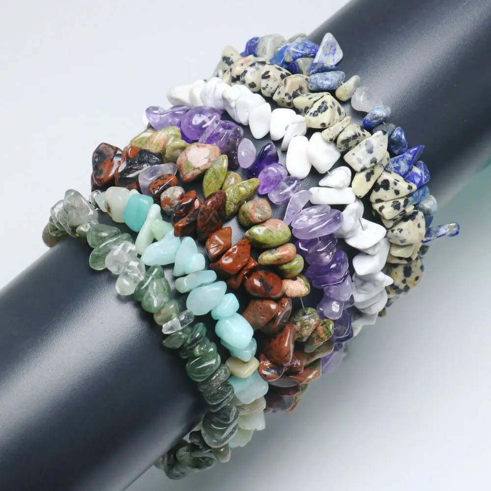 Браслеты из Натурального Розового Кварца стрейчевый браслет драгоценных камней