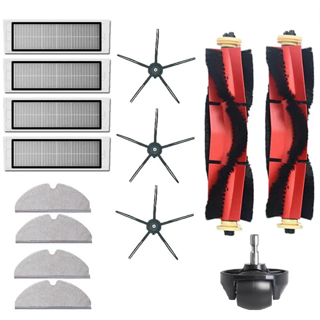

High Quality Removable Main Brush Washable HEPA Filter for Xiaomi Roborock S6 S60 S65 S5 MAX T6 Tanos Mopping Cloth Spare Parts