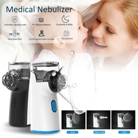 usb rechargeable nebulizer portable silent inhaler with adult children mask handhold homeuse cough atomizer asthma inhalator