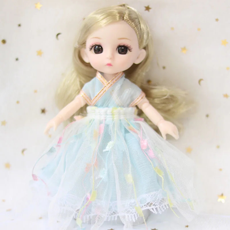 Одежда для кукол джинсовый костюм юбка одежда шарнирной куклы 16 см 1/12 - купить по