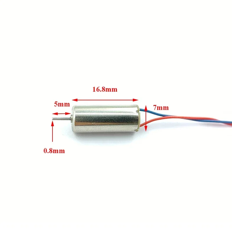 2 шт./лот 0716 мини 7 мм * 16 бессердечный двигатель постоянного тока 3 В 42000 об/мин/49000