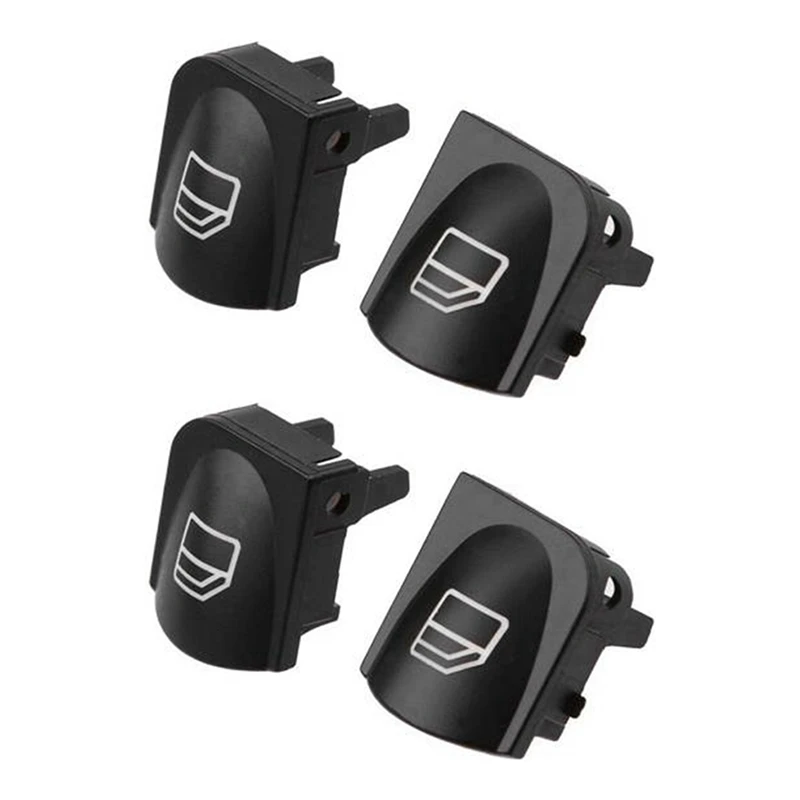 2 пары накладок на кнопки переключателя стекла для Mercedes Benz W203 W208 C Clk Class накладки