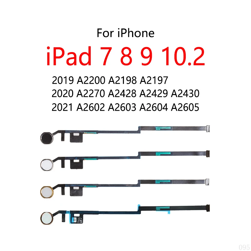 Для iPad 7 8 9 2019 2020 2021 10 2 дюйма кнопка Домой сканер отпечатков пальцев сенсорное