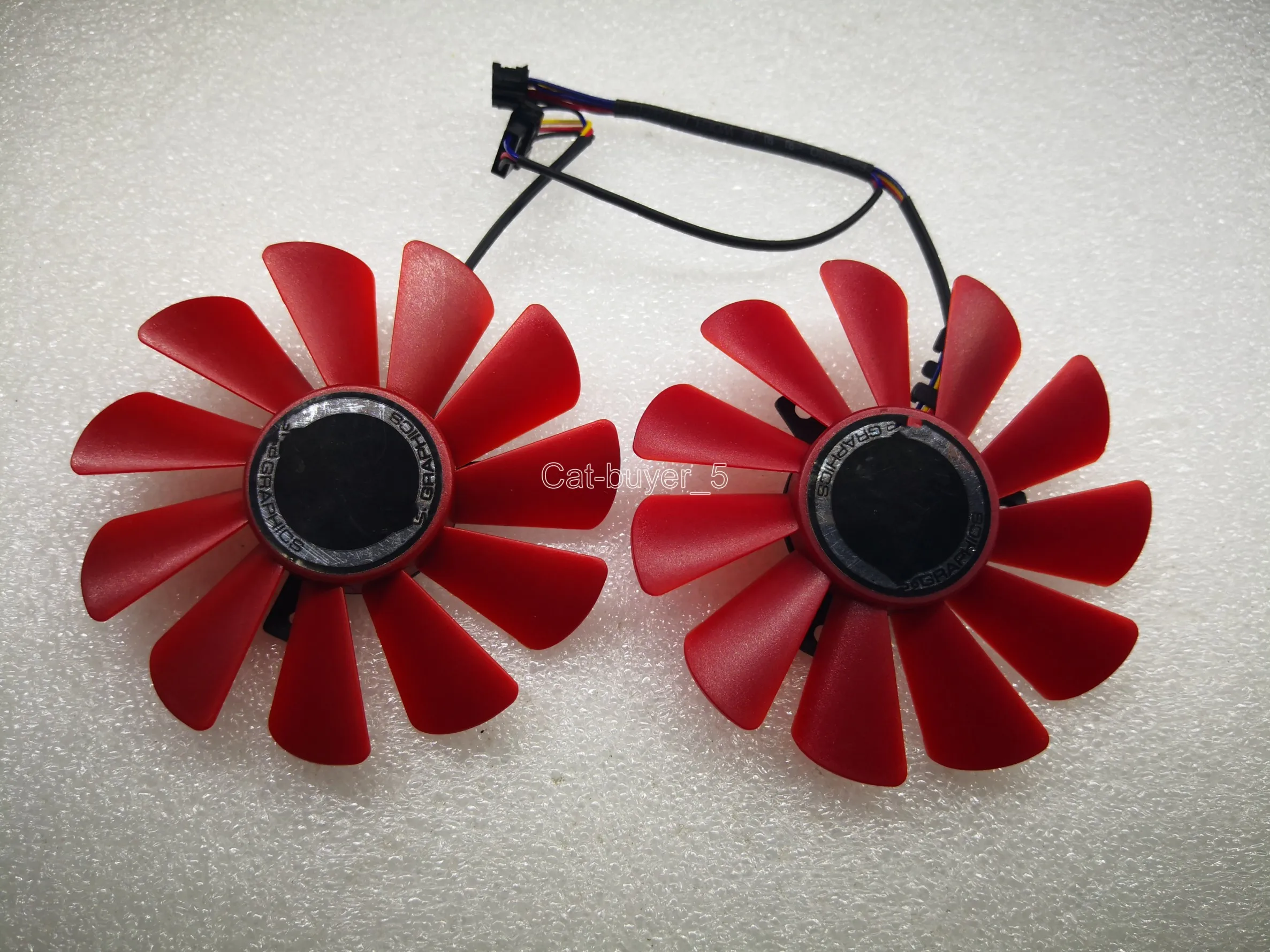 

FDC10U12S9-C пара вентиляторов для видеокарт серии XFX RX570 RX580