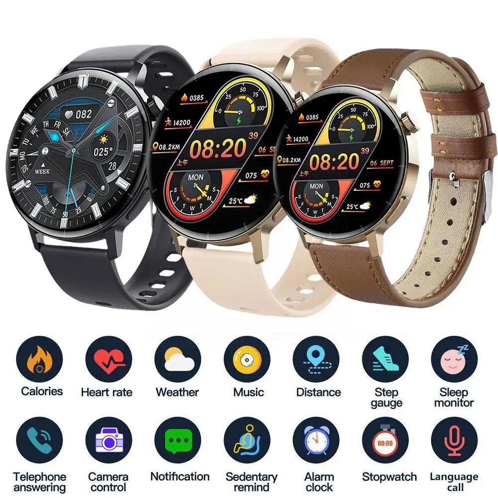 

F22R Smart Watches Men Women Bluetooth Call Smartwatch Fitness Android Blood Glucose AI Voice Sport Clock PK GT3 DT4 For HW V1S8