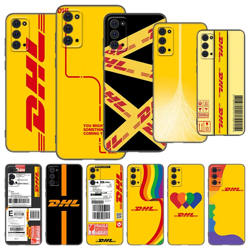 DHL Express чехол для Samsung Galaxy M11 M12 M21 M22 M30 M31 S M32 5G M51 M52 Note 10 Lite 20 Ultra J4 J6 Plus J8 2018