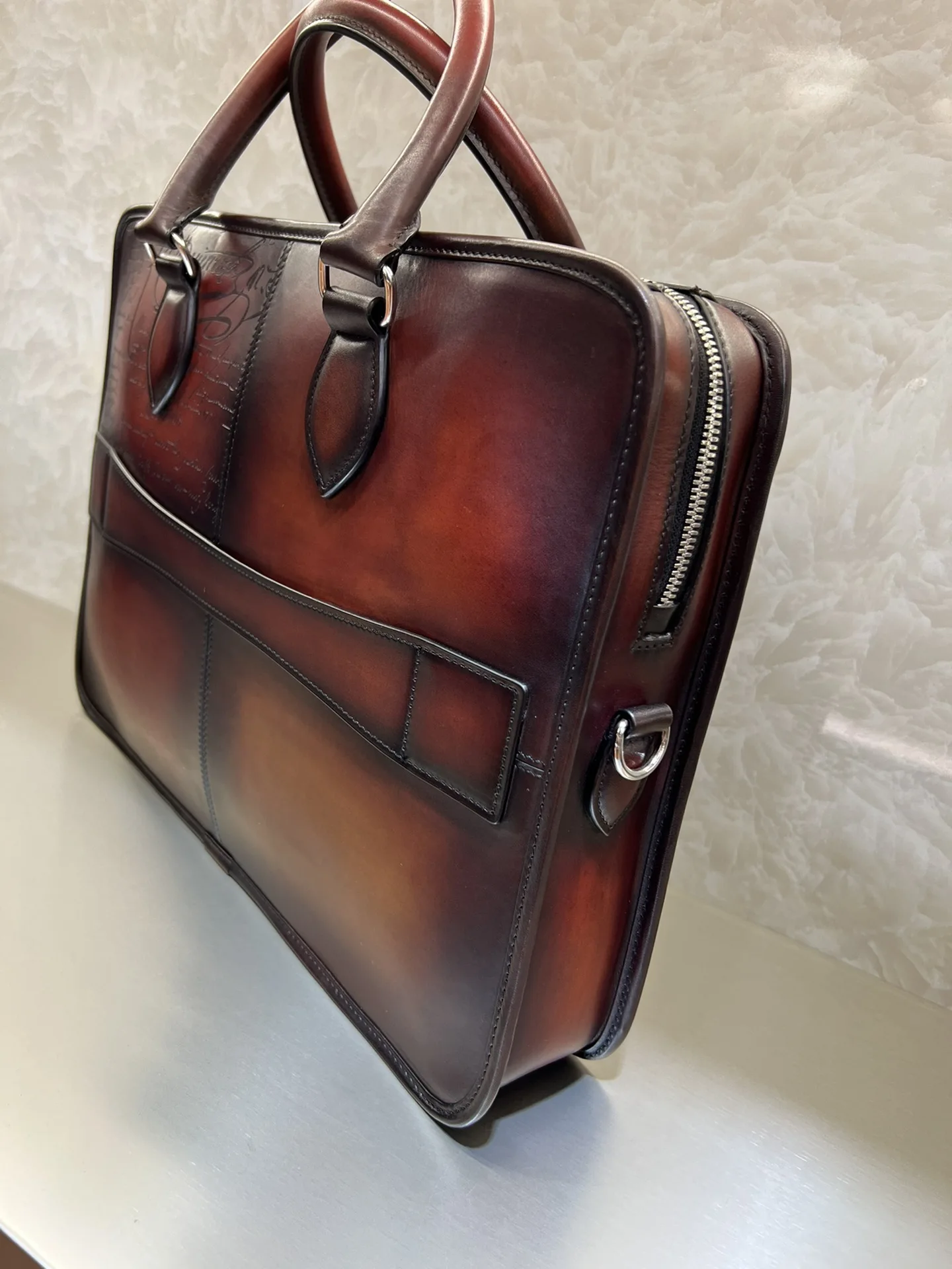 Briefcases Men Handbags Luxury Retro Leather Briefcases Business Bag Men