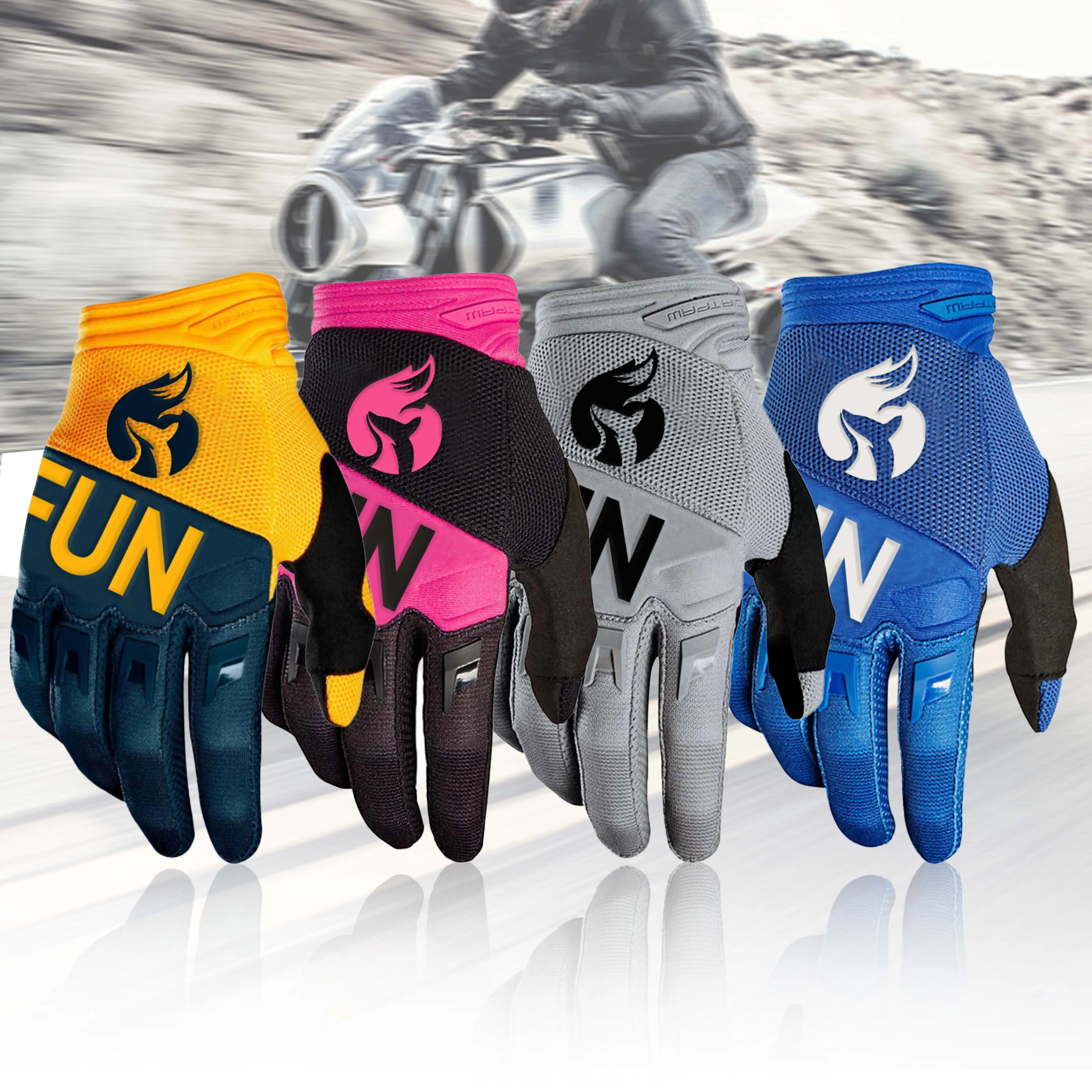 Велосипедные перчатки BMX Racing ATV MTB Off Road STREAM мотоцикл горный велосипед