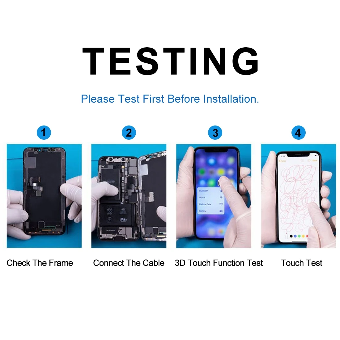 TFT ЖК-экран для iPhone 5 5C 5S 6 6Plus 6s Plus/iPhone SE 2016/7-Plus 8-Plus HD Incell X XR XS Max