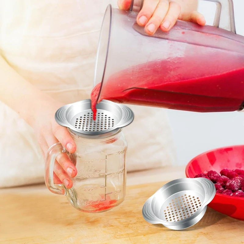 2 шт. сито для банок из нержавеющей стали пресс тунца пищевых слива масла