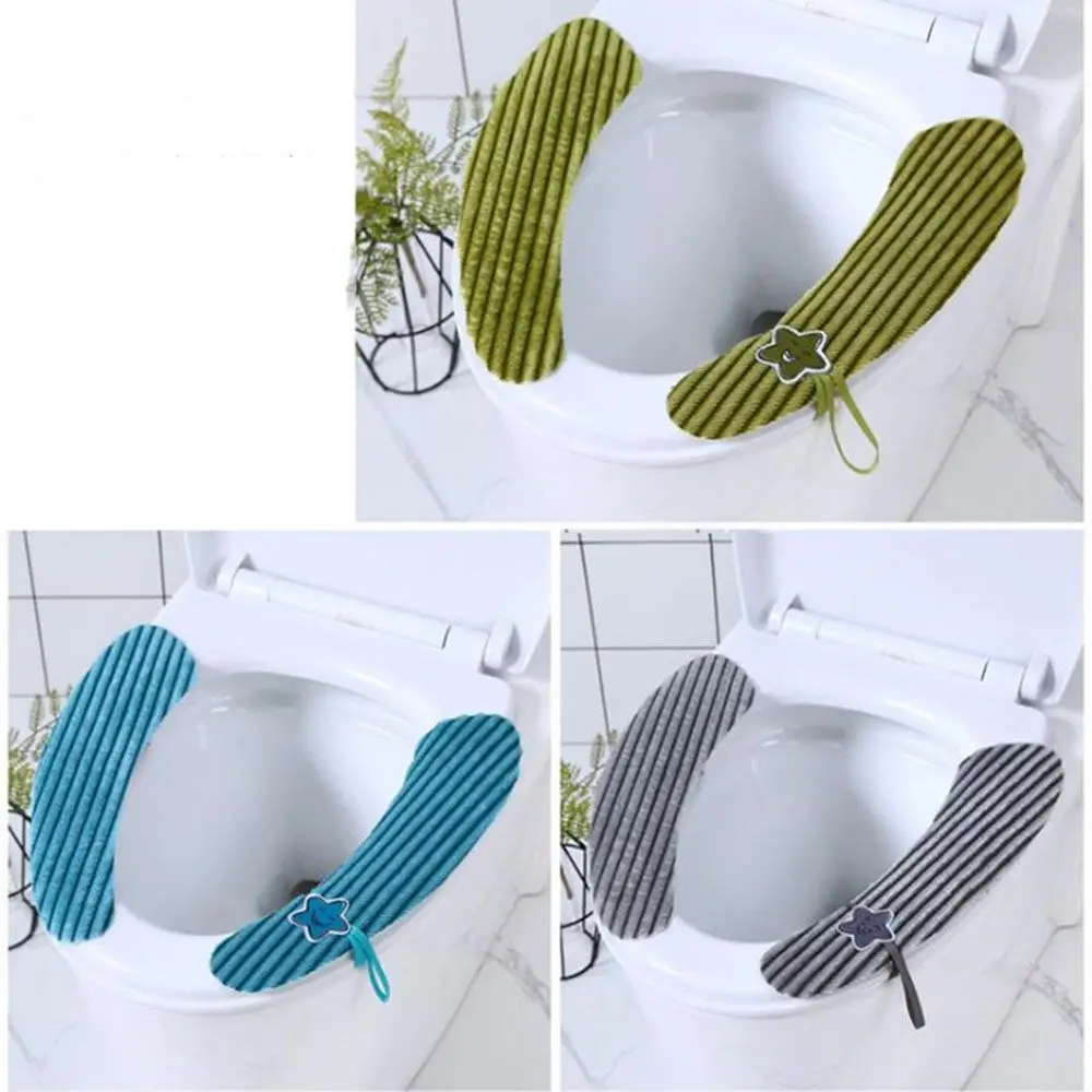 

Winter Past Plush Thicken Bathroom Ring Mat Toilet Seat Cover Warm