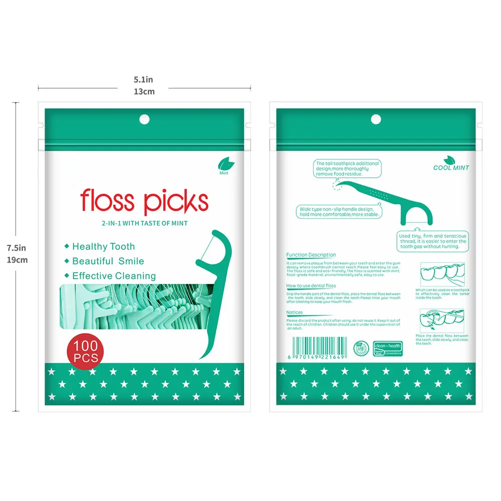 Рисунок 6 - пластиковые зубочистки с мятным