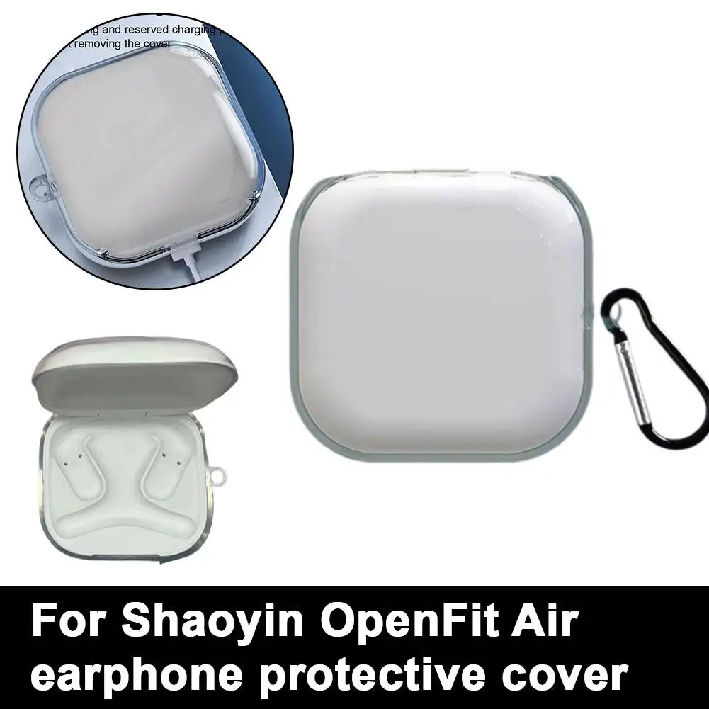 Чехол для наушников Audios OpenFit Air Shokz ﻿ Аксессуары Openfit T910 прозрачный чехол T511 E0B6