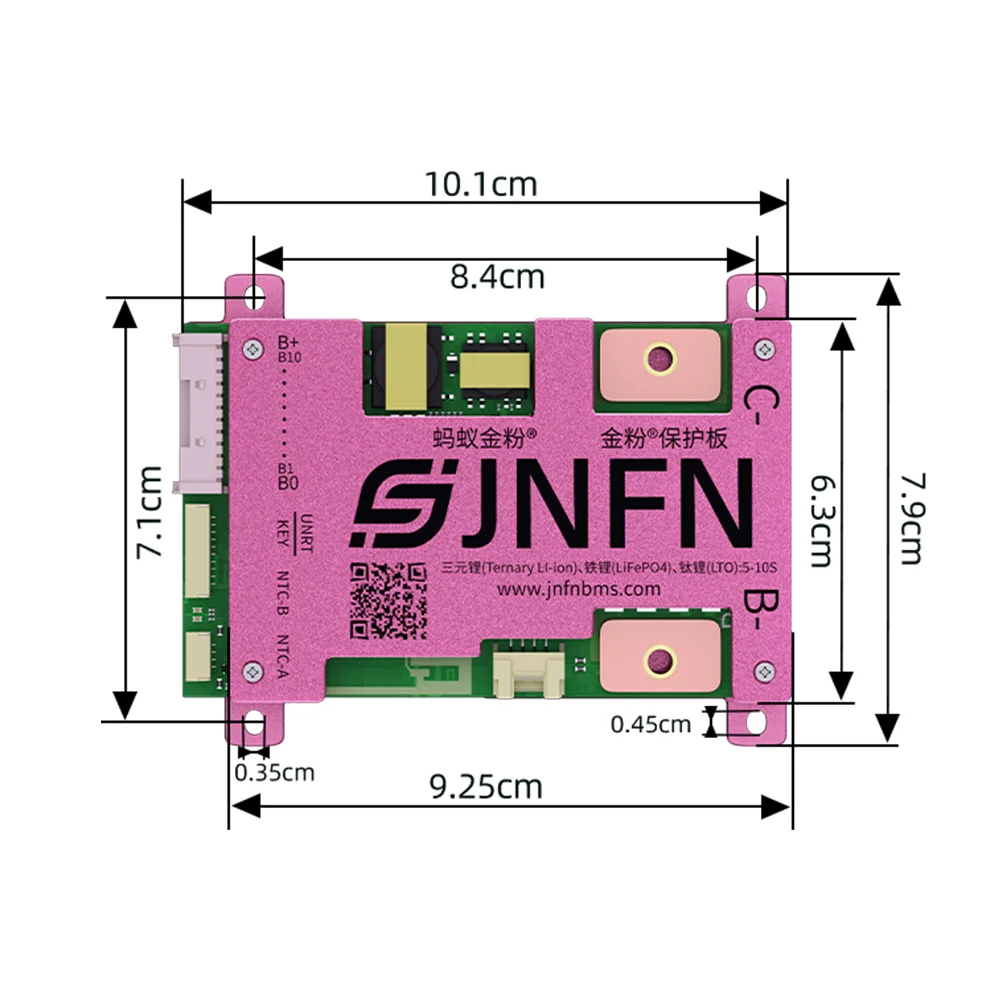 JNFN Ant BMS 5-10S 5S 6S 7S 8S 24V 10S 36V 50A 100A Lifepo4 NMC Умная система управления батареями (BMS) с RS485 и Bluetooth (art.: 3920da04df4d9) - 3920da04df4d9