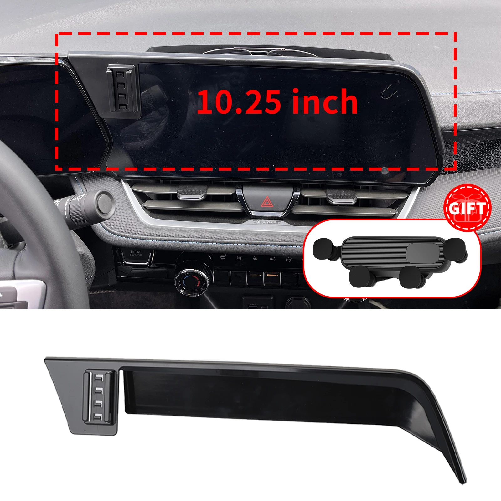 

Подходит для Chevrolet Monza 2022 2023-2026 Cavalier Turbo, автомобильный держатель для телефона, крепление, GPS-навигация, простая установка