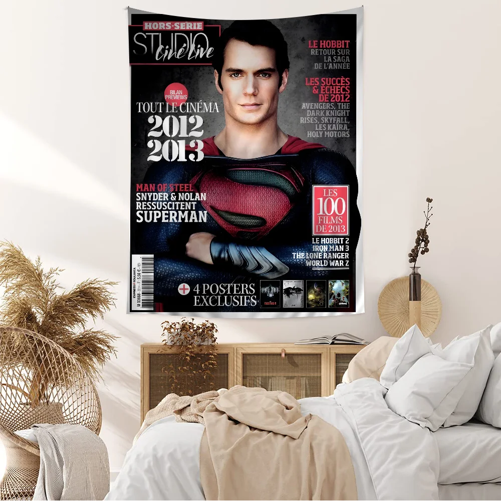 H-Henry-C-Cavill большой настенный гобелен с принтом Индийский Будда Настенное