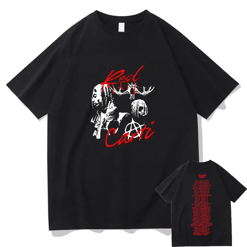 

Rapper Playboi Carti Whole Lotta Red Men's Tshirt Man Short Sleeve Men Women Vintage Oversized T-shirt Male Pure Cotton T Shirts