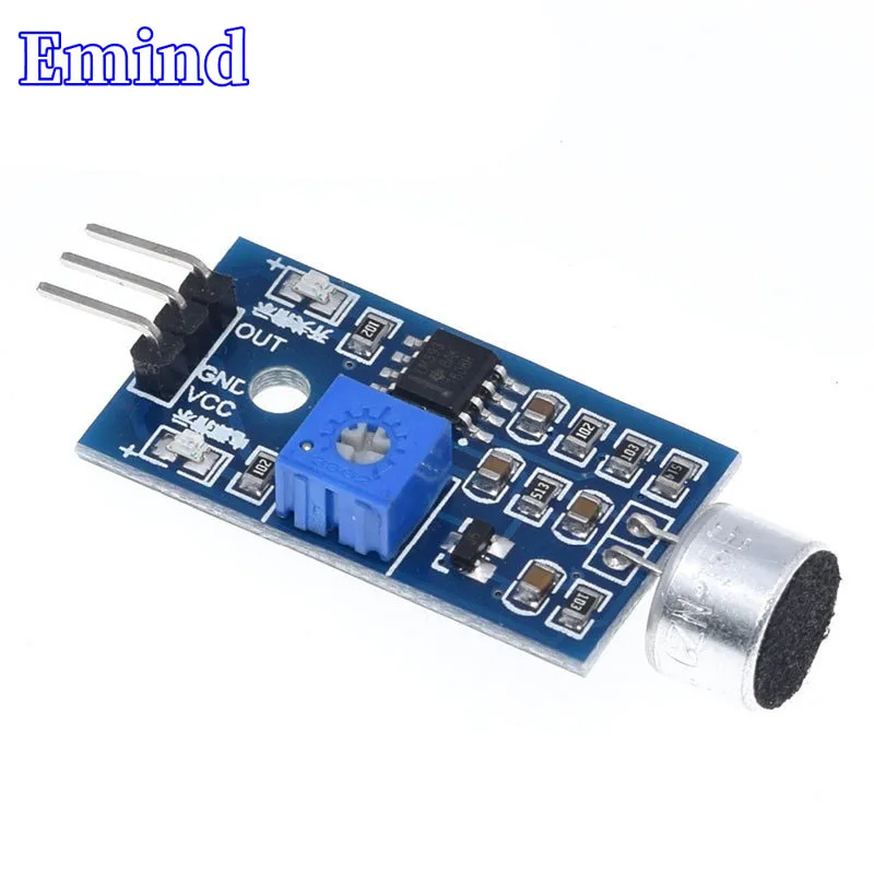 

3Pcs Sound Sensor Module Sensitivity Adjustable Sound Detection Module Microphone Module Voice Activated Whistle Switch