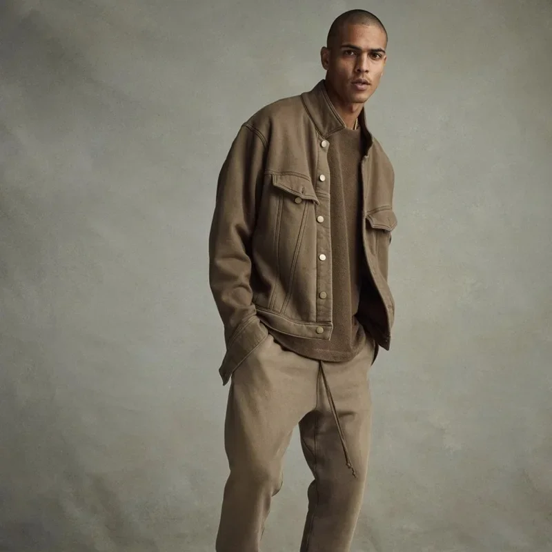 Fear Df God Season 7 сверхпрочная куртка с основной линией модная однотонная свободного