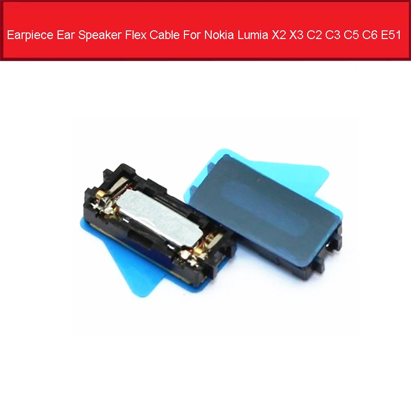 Top Earpiece Flex For Nokia X XL X2 2 2.1 2.2 3 3.1 3.2 4.2 5 5.1 X3 X5 Plus Earphone Headphone Ear Speaker Replacement Parts