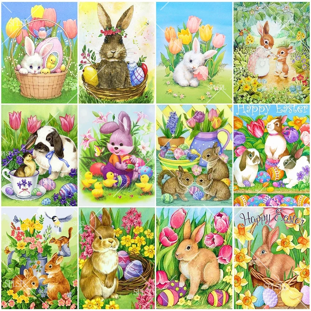 

5D Diy Diamond Painting Embroidery Mosaic Cross Stitch of Rhinestone Home Decoration Flower Animal Wall Art Picture
