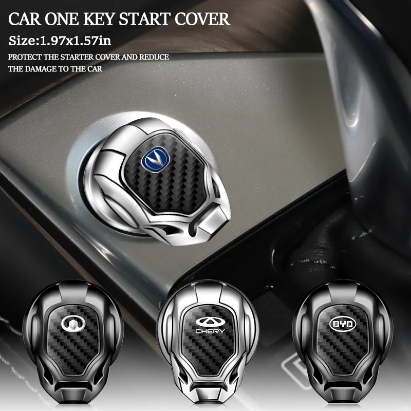 

Car Logo One-button Start Button Cover Decorative Sticker for SEAT Leon Ibiza Cupra Ateca Formentor Alhambra Exeo Accessories