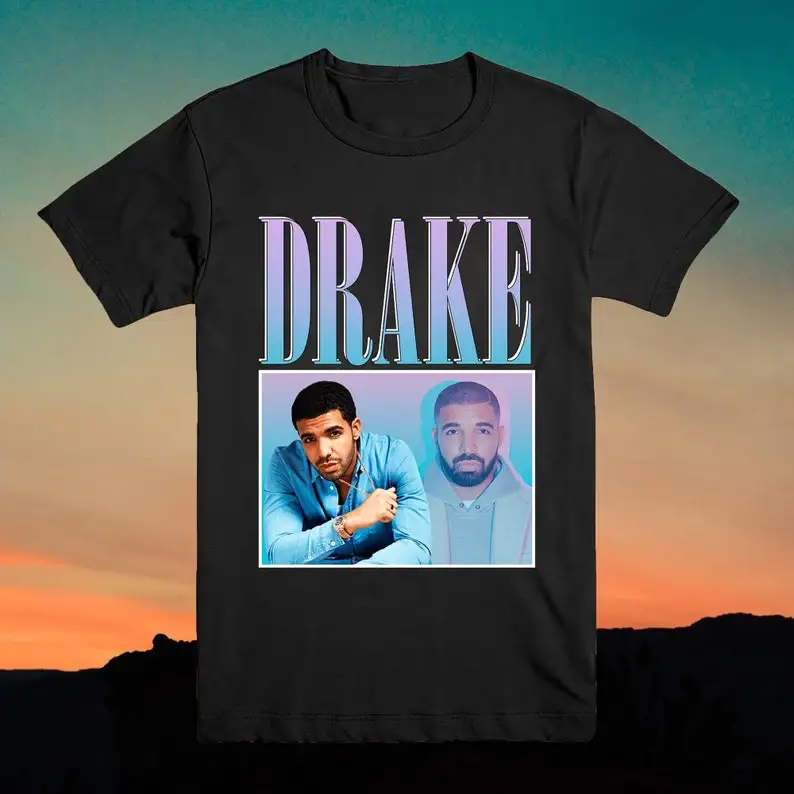 

Drake T Shirt Vintage the Rapper shirt, Rapper Tees, 90's Inspired, Homage Style, Throwback Tee, Vintage Tees