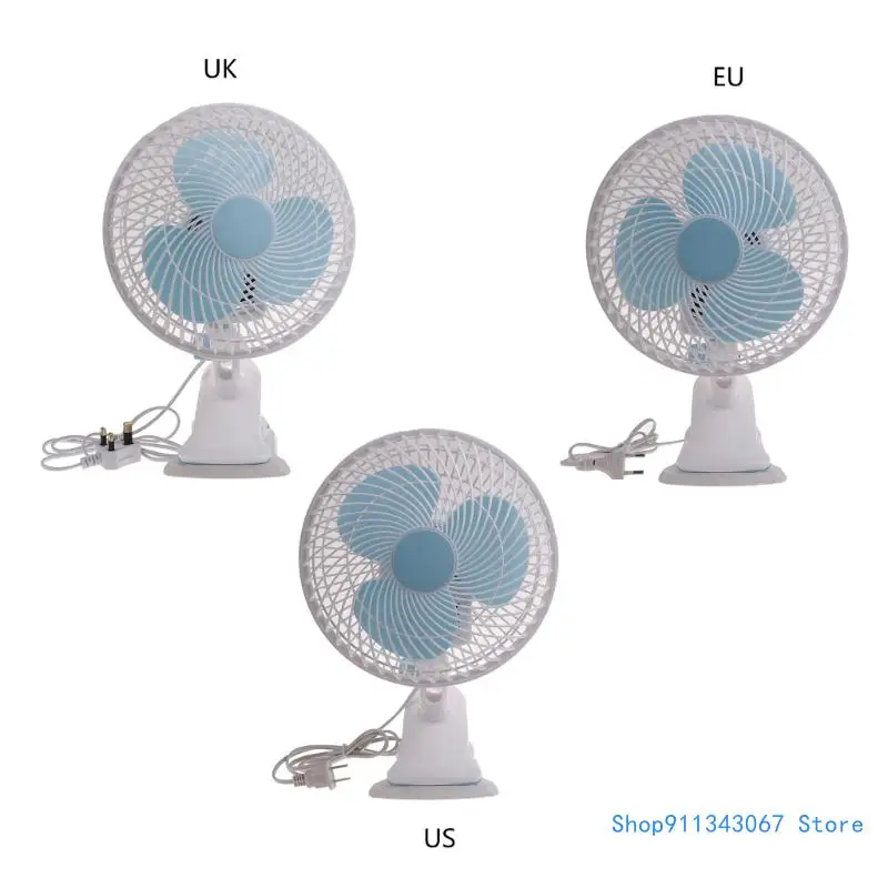 

Clip-On Fan with Adjustable 2 Wind Speed 9" Portable Fan Universal Fan 30W Drop shipping