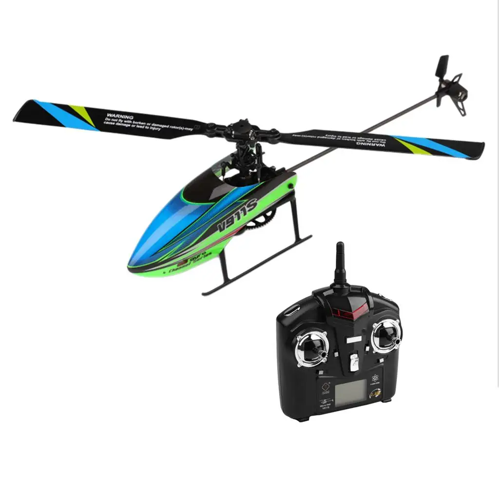 Wltoys V911S самолет четырехсторонний однопропеллерный с дистанционным управлением