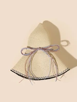 hats gorras sombreros capshat rope decor straw hat beach