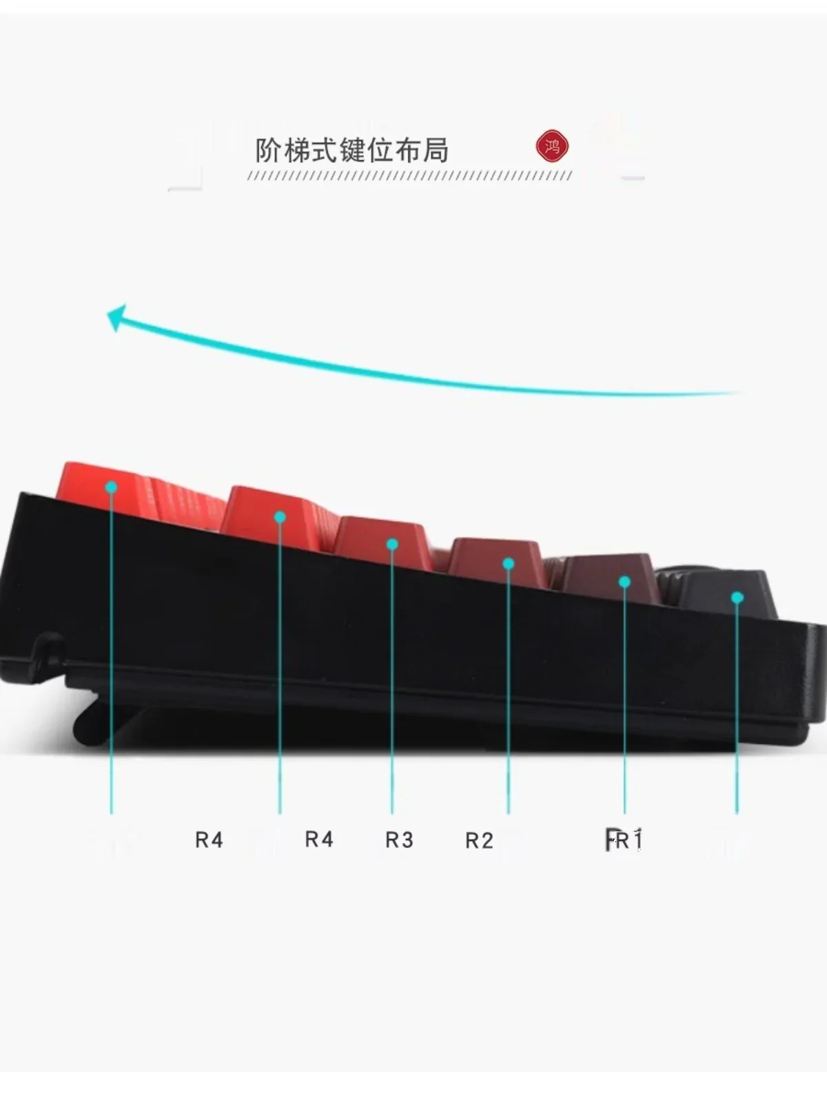 Hongyun Dangtou PBT боковая гравировка положительная световой передачи OEM68 980 77.