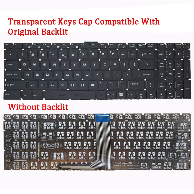 Новая Оригинальная клавиатура для ноутбука MSI MS-17C5 MS-17C1 MS-16K5 MS-17B7 GE63 GP75 GE73 GP73 7RC 7RD GE73VR 7RE 7RF