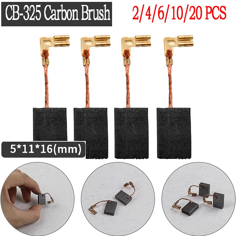 2/4/6/10/20 шт., щётки для угловой шлифовальной машины