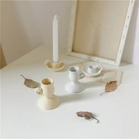 ceramic handhold candlestick ornaments photography home decoration jewelry stand candle holder 1pc