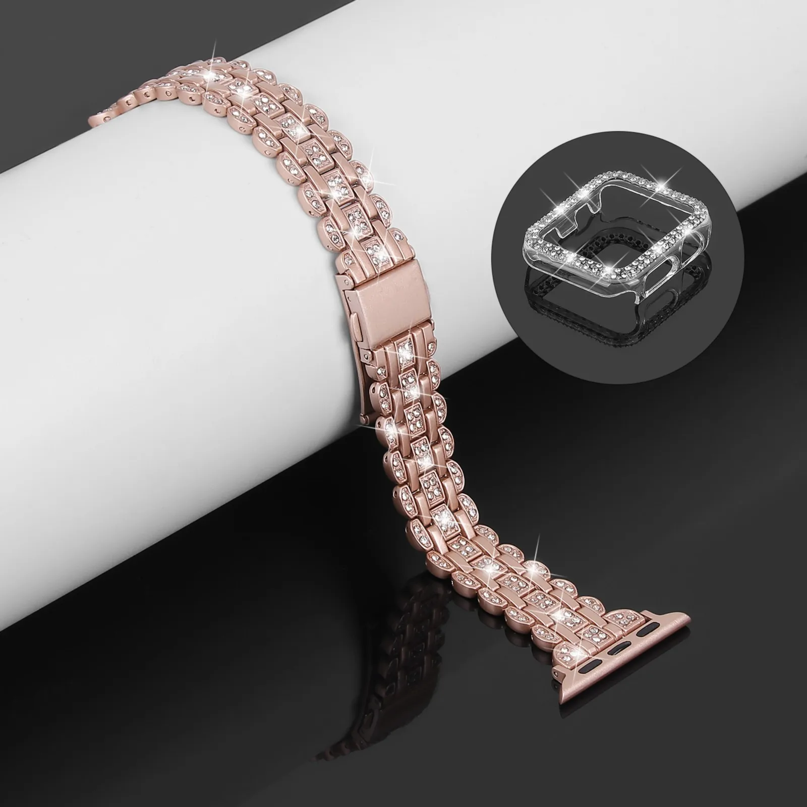 

Совместим с IWatch 40 мм, искусственная кожа и защитный чехол, магнитный браслет для шитья
