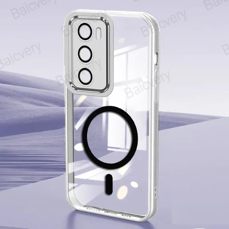 Мягкий силиконовый защитный объектив для камеры OPPO Reno12 Pro 5G ярких цветов с