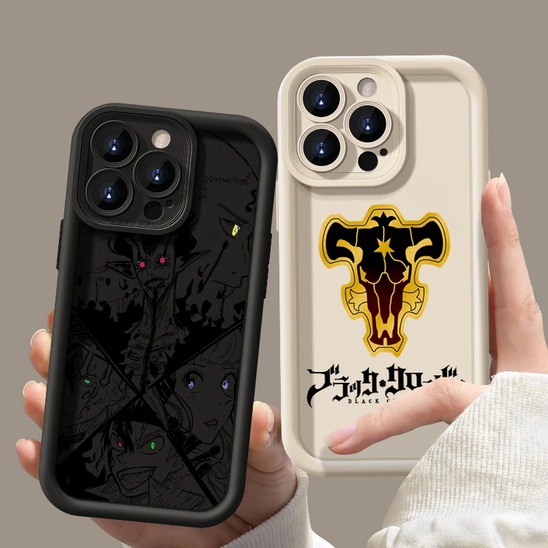 Animes Black Clovers Phone Case For Xiaomi Redmi 14C 13 13C 12 12C K50 K40 10C 10 9T 9C 9A K30 4G 5G Soft TPU Back Cover