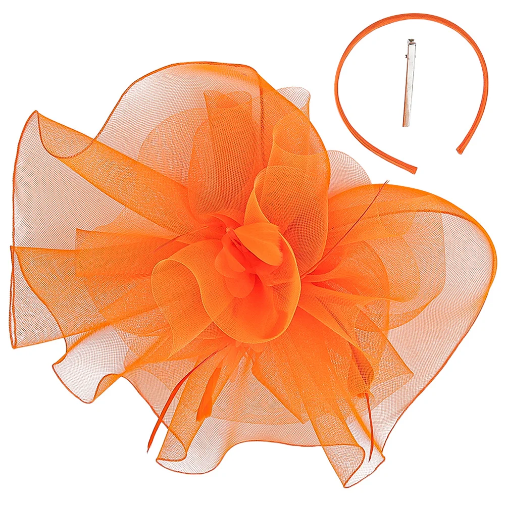 

Mesh Headdress Hair Fascinators Women Flapper Accessories Tea Hats 20s Headpiece Party Fashionable Dressy Church Womens