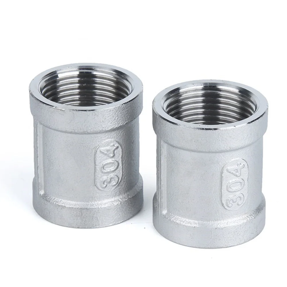 1/8 "1/4" 3/8 "1/2" 3/4 "1" 1-1/4 "1-1/2" 2 "3" 4 "BSP NPT Weibliche Koppler 201 304 316 Edelstahl Rohr Fitting Anschluss – Detail 4