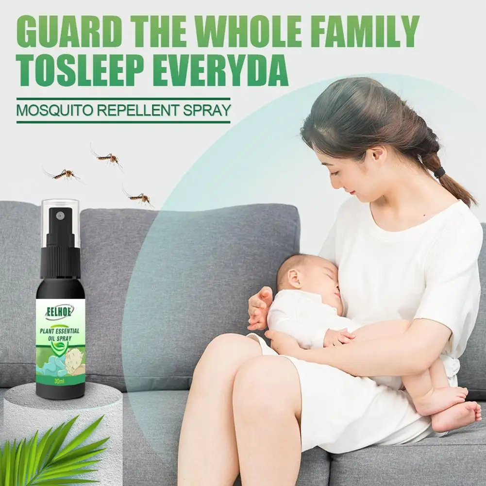 

Natural 30ML Repellant Antipruritic Liquid Home Bugs Anti Mosquitoes Liquid Spray Household Insect Mosquito Spray
