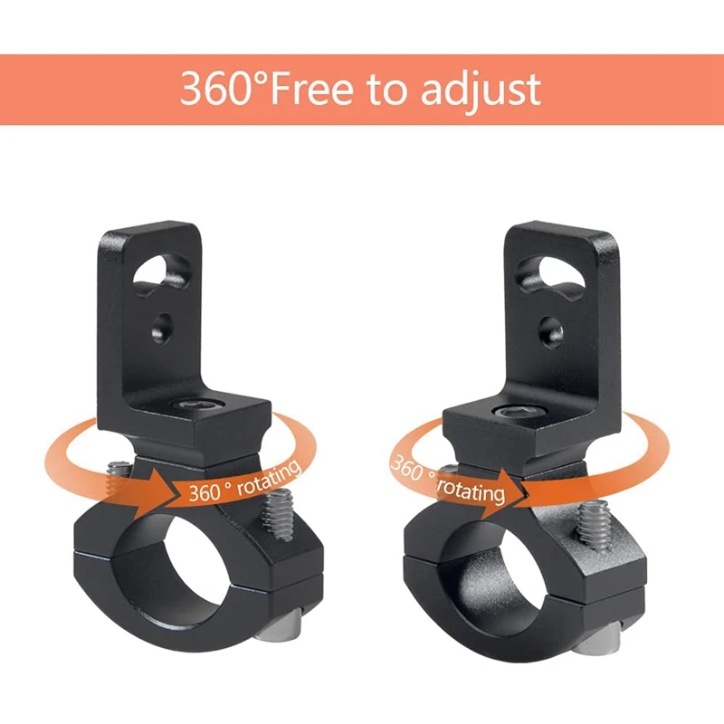 Универсальный крепеж для фары и прожектора на мотоцикле 22мм 25мм 7/8 дюйма для Cafer Racer Chopper TG82.