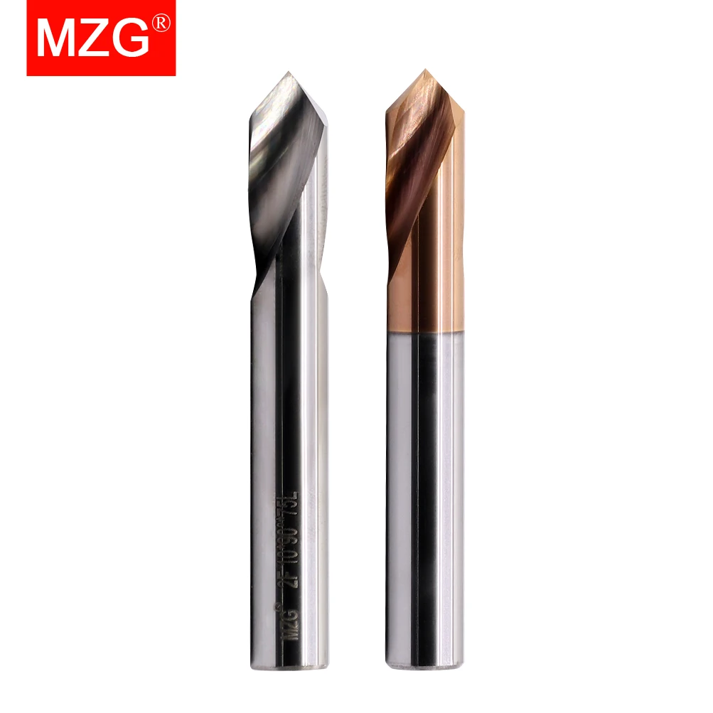 MZG HRC60 WGTCDDZ карбидная Вольфрамовая стальная точка угол 90 градусов точечное сверло для обработки отверстий