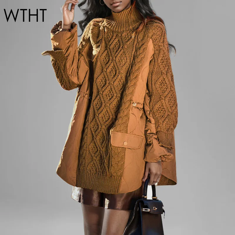 Женский вязаный свитер WTHT