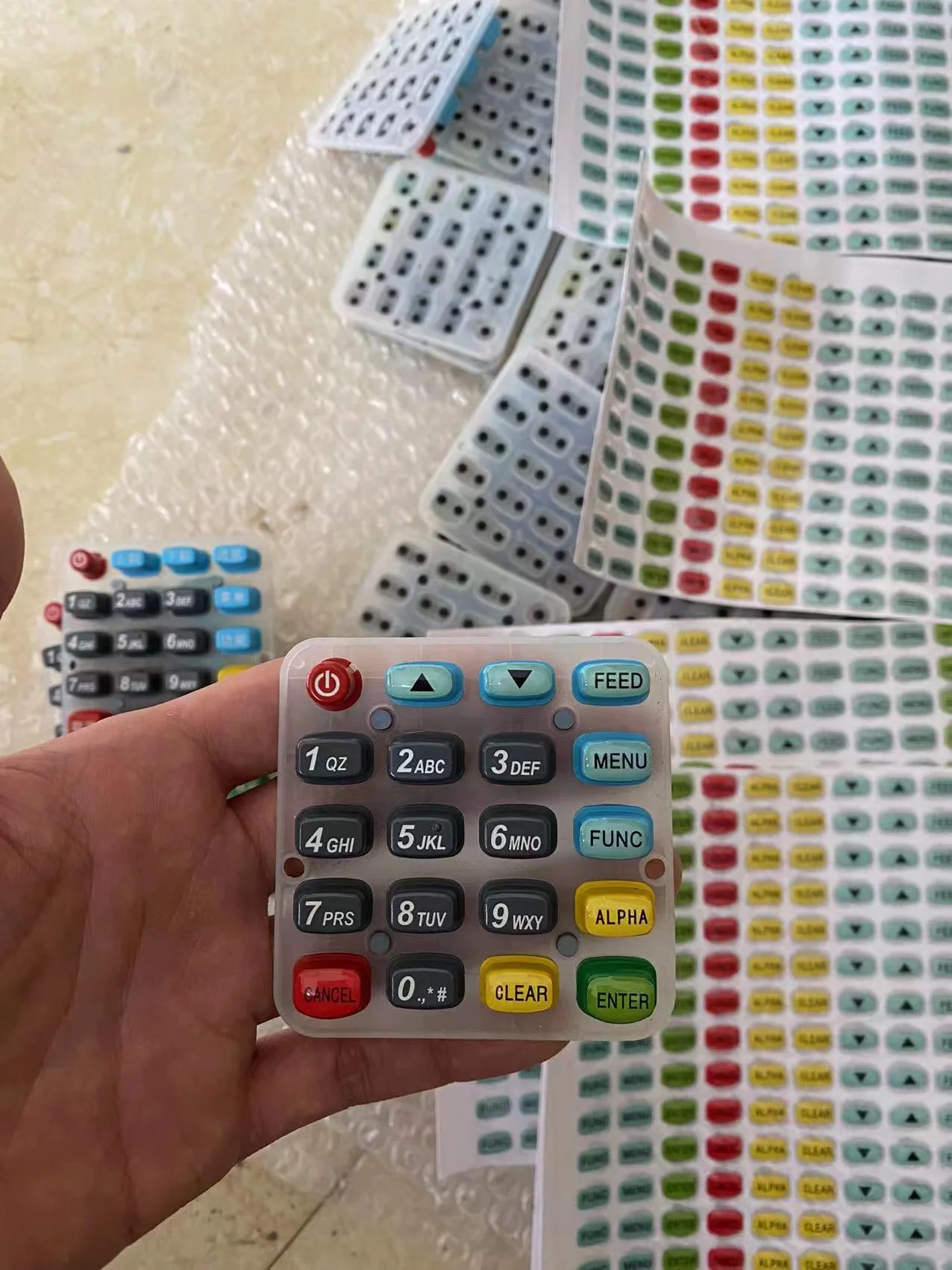 Фото Запасные части POS Английская клавиатура для платежного терминала NEWPOS NEW8110 Pos System №3